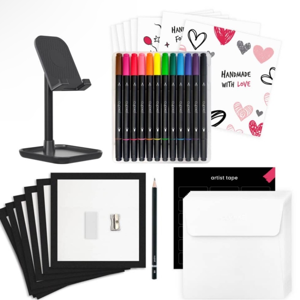 NEW Cupixel x Artsmith Greeting Cards Set w/ Extra Refills included